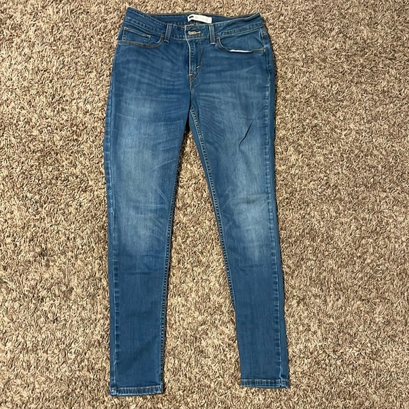 🎉HPx2🎉 Levi’s Super Skinny High-Waisted Jeans 31x30 - Picture 2 of 7